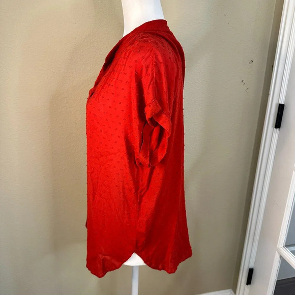 NORDSTROM Pleione Nubby V Neck Blouse - medium - Picture 5 of 10